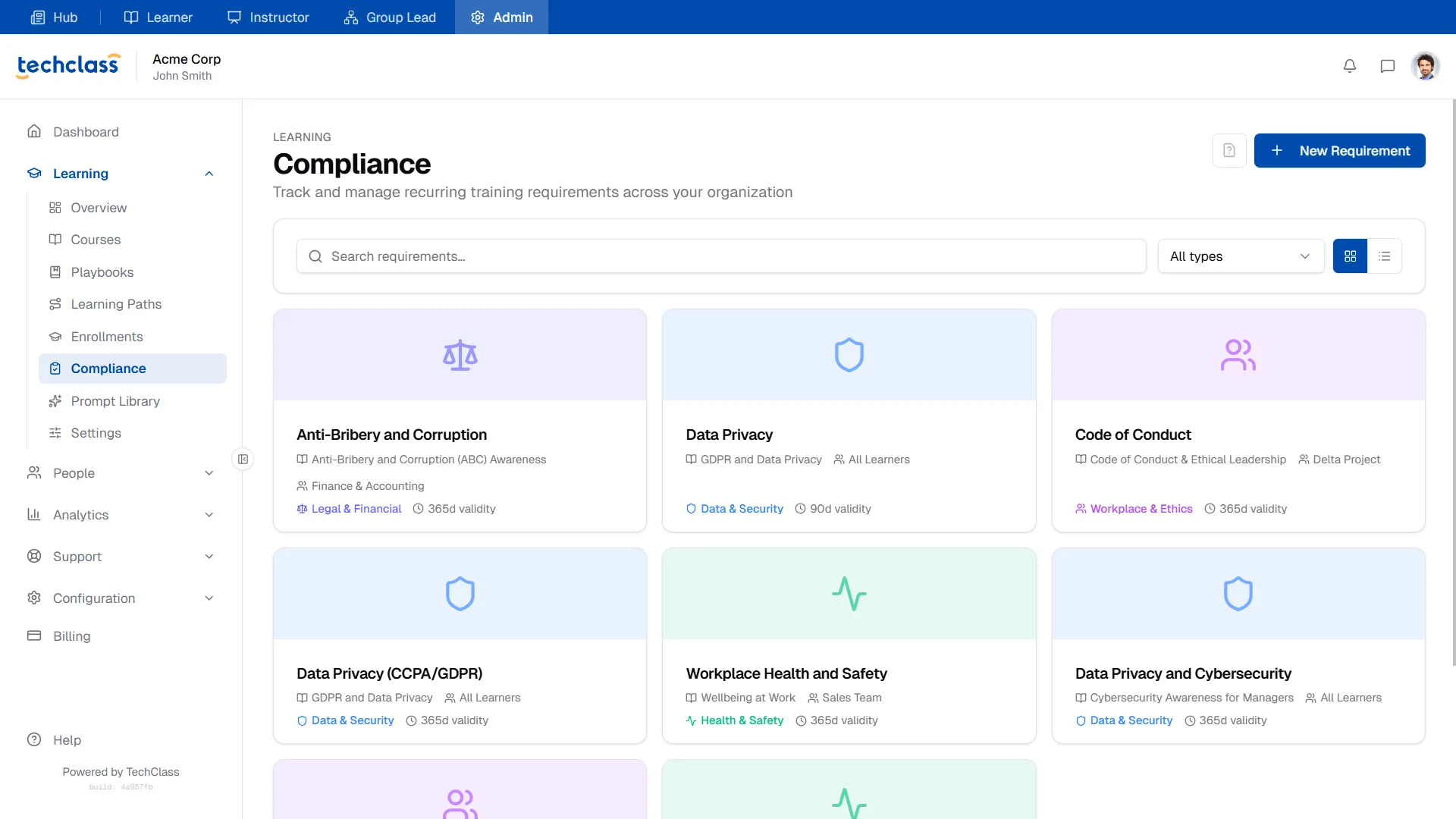 Compliance Dashboard