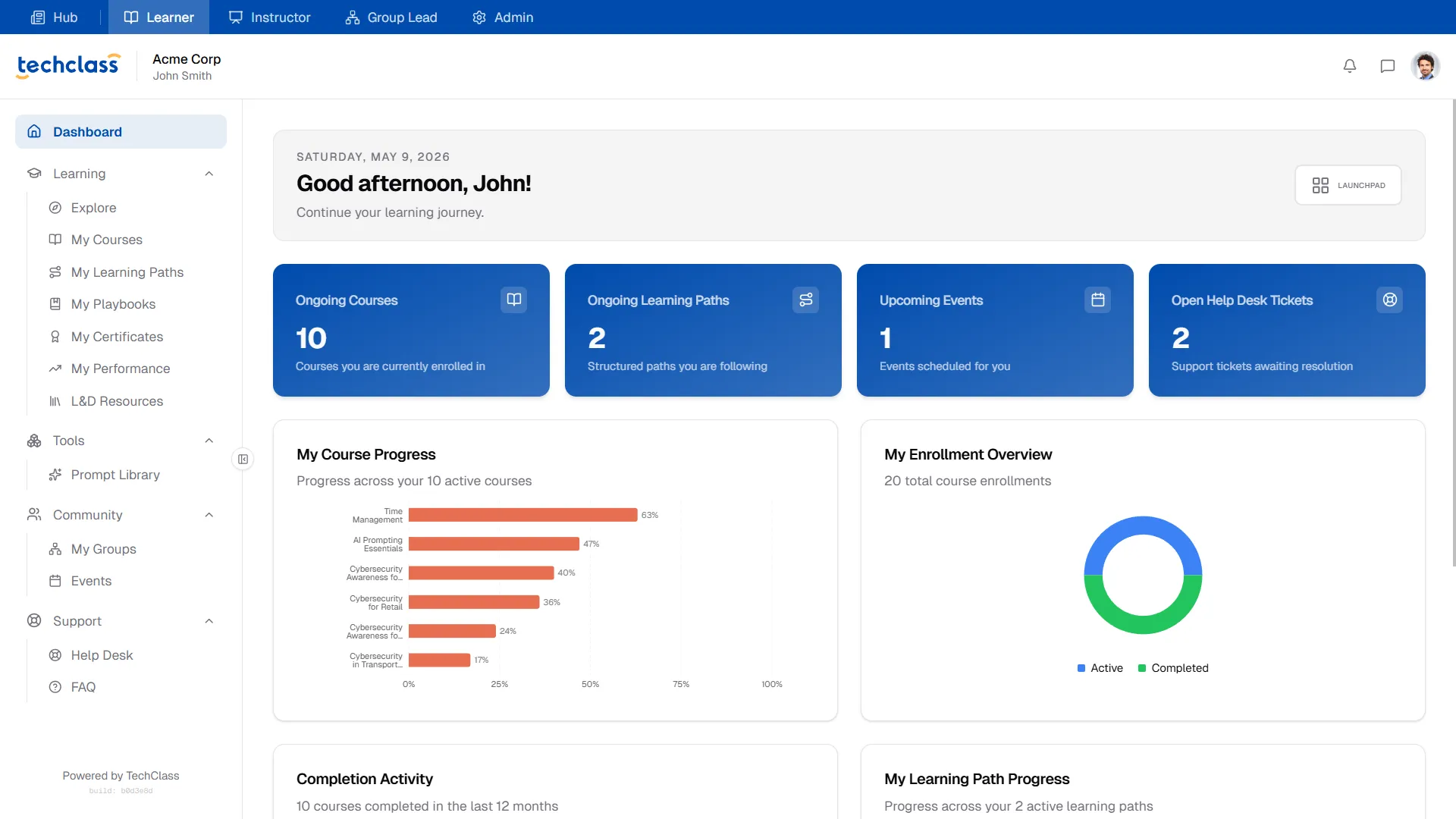 Learner Portal