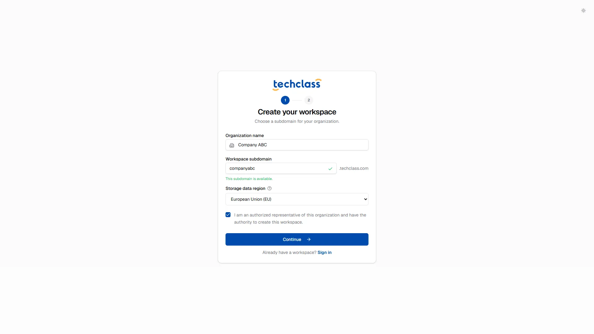 Subdomain Available